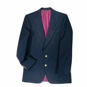 Tallia Uomo Navy with Gold Button Blazer Jacket
